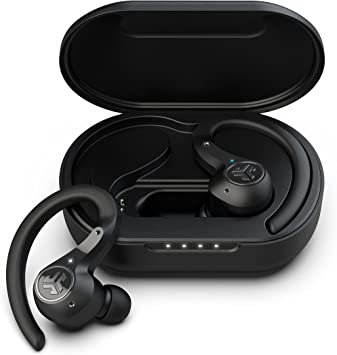 Photo 1 of JLab Epic Air Sport ANC True Wireless Bluetooth 5 Earbuds | Headphones for Working Out | IP66 Sweatproof | 15-Hour Battery Life, 55-Hour Charging Case | Music Controls | 3 EQ Sound Settings. MISSING BOX & ACCESSORIES. PRIOR USE. SCRATCHES. 
