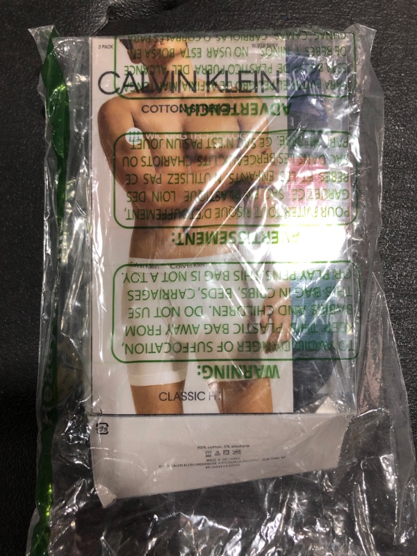 Photo 2 of Calvin Klein Men's Cotton Stretch Multipack Boxer Briefs. SIZE MEDIUM. 