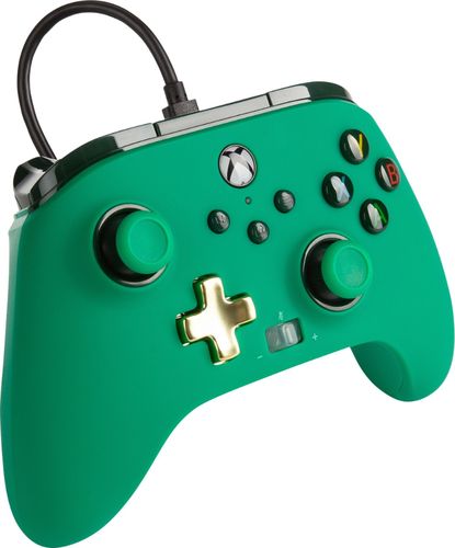 Photo 1 of PowerA Enhanced Wired Controller for Xbox Series X|S - Green. OPEN BOX. PRIOR USE. 

