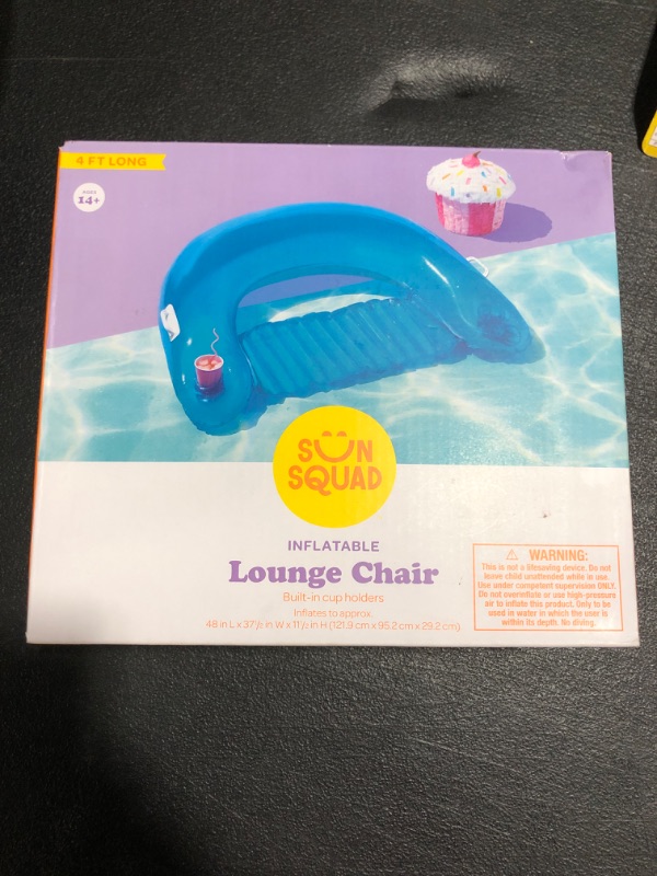 Photo 1 of Chill Lounge Chair Blue - Sun Squad&#8482;