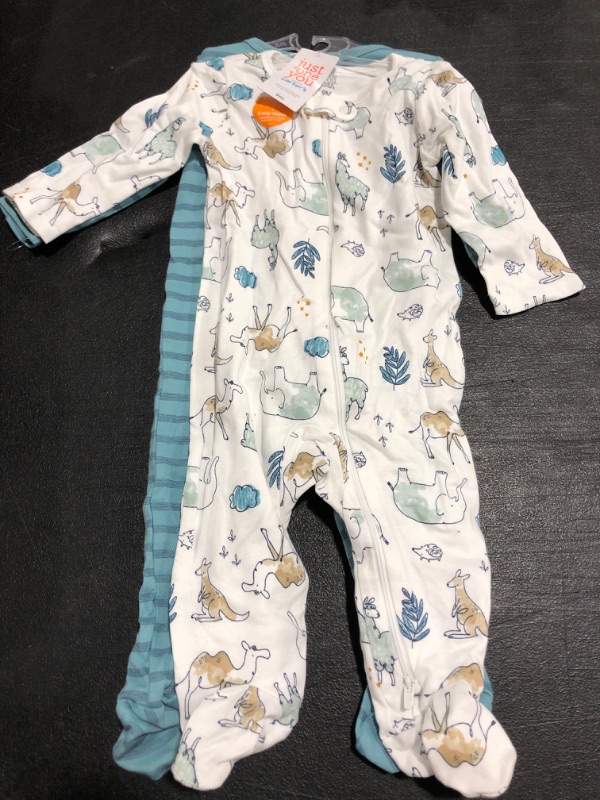 Photo 2 of Baby Boys' 2pk Safari Sleep N' Play - Just One You® Made by Carter's. SIZE 9M
