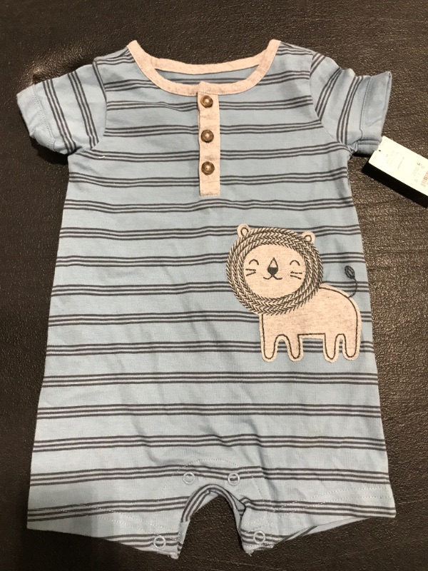 Photo 2 of Baby Boys' Lion Romper - Just One You Made by Carter's Teal 6M, Blue
