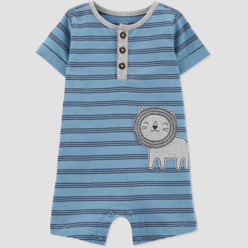 Photo 1 of Baby Boys' Lion Romper - Just One You Made by Carter's Teal 6M, Blue
