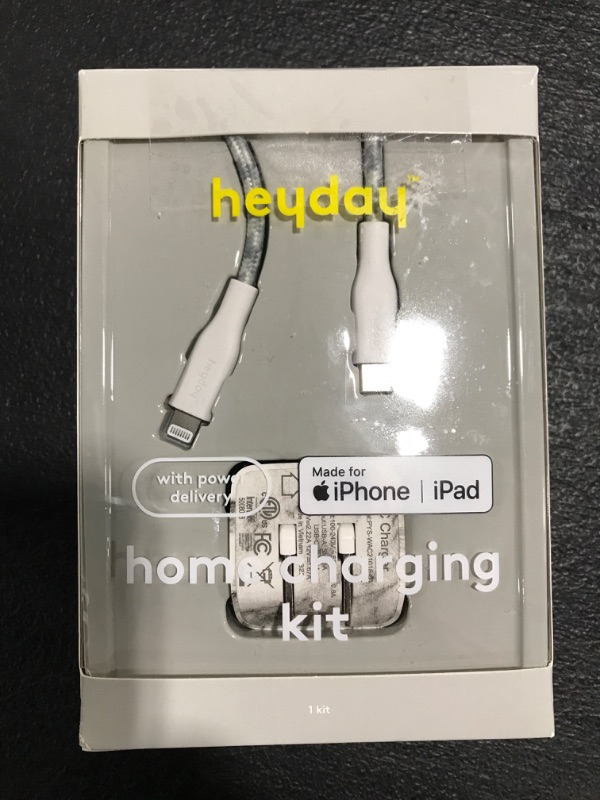 Photo 2 of Heyday Apple 6' LTG to USB-C Power Delivery Home Charging Kit - Marble
