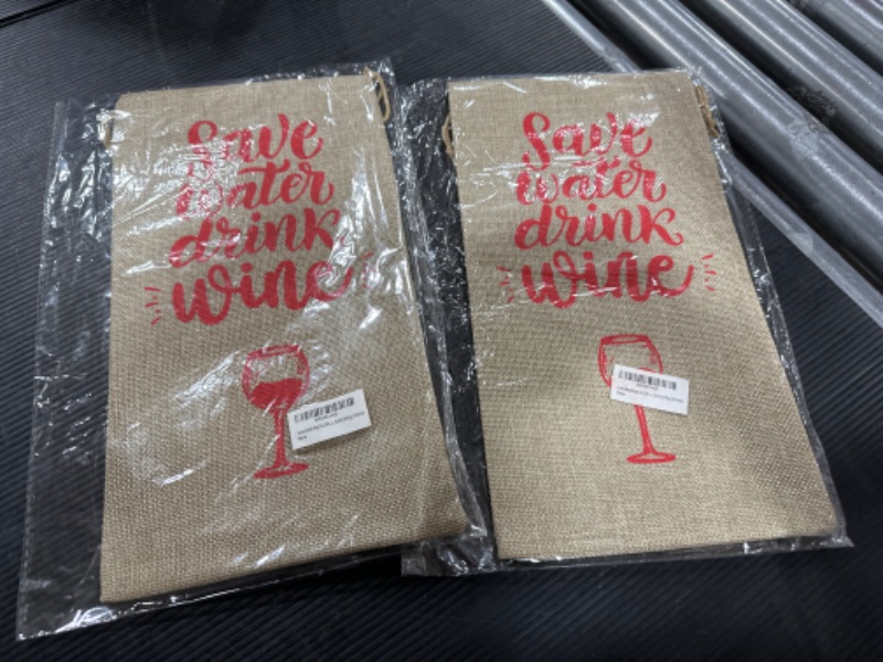 Photo 1 of 2 PACK Funny Bottle Bags for Gifts, Wine & Bottle Bags, Bottle Bags for Wine, Wine Bag, Wine Bags, Wine Gift Bag, Bottle Gift Bags for Wine, Bottle Gift Bag Christmas