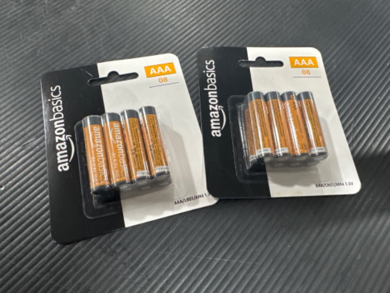 Photo 1 of 2 PACK Amazonbasics AAA Batteries 8pk
