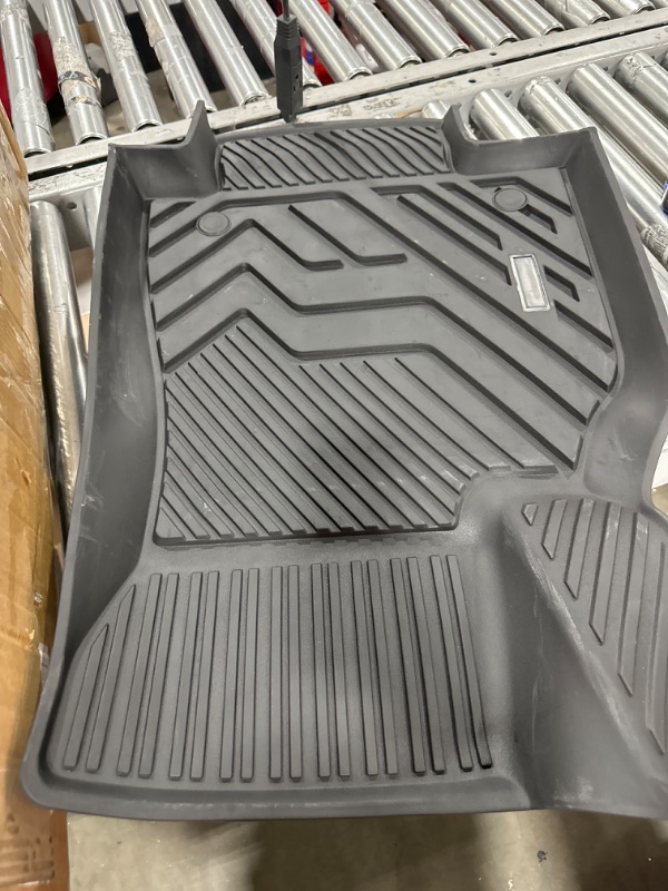 Photo 1 of powoq Fit Tesla Model Y Trunk Mat Cargo Mat Cargo Liner Trunk Liner for 2020 2021 2022 2023 Tesla Model Y 5-Seater Accessories (Four Trunk Mats + Floor Mats+3 PCS Rear Backrest Mats) A Set of Ten