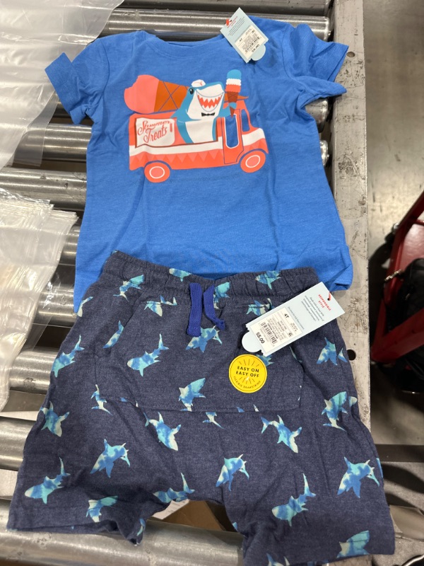 Photo 1 of 2 PIECE TODDLER CAT AND JACK OUTFIT SIZE 4T 