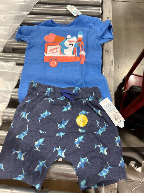 Photo 1 of 2 PIECE TODDLER CAT AND JACK OUTFIT SIZE 5T 