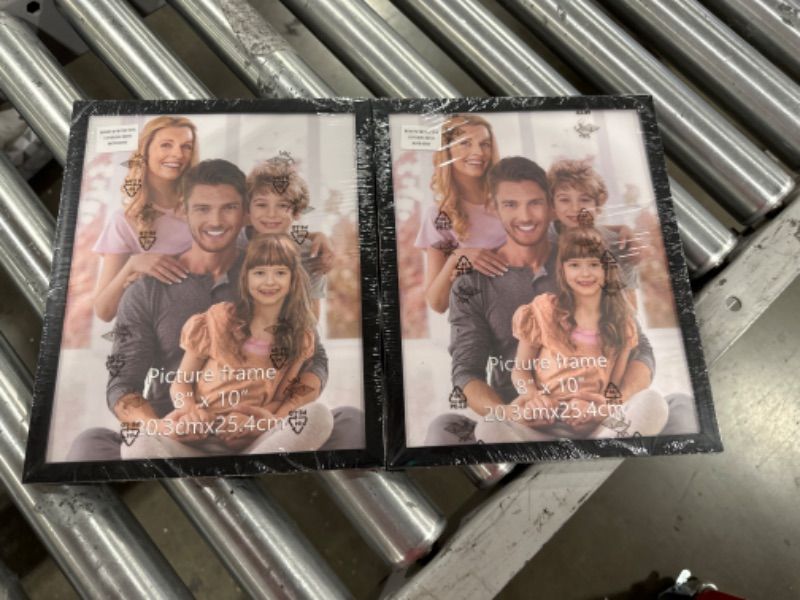 Photo 1 of 2 PACK Black 8x10 Picture Frame  