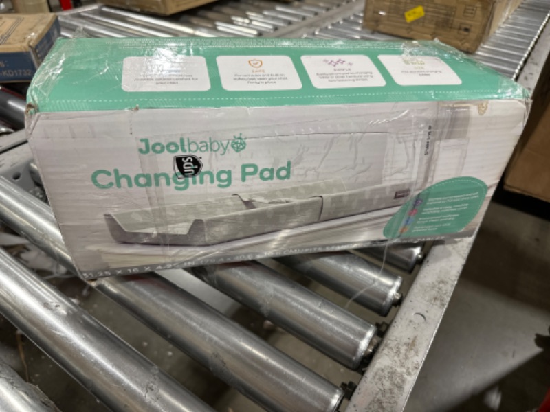 Photo 3 of Contoured Changing Pad - Waterproof & Non-Slip, Includes a Cozy, Breathable, & Washable Matress Cover - Jool Baby