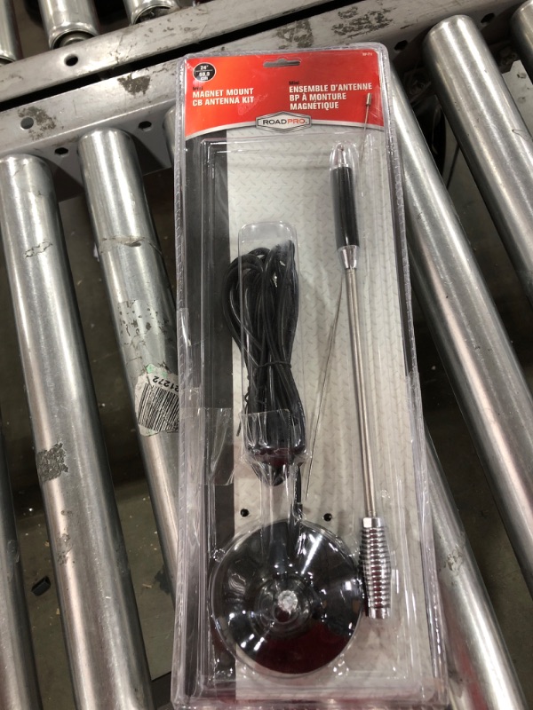 Photo 1 of RoadPro (RP-711) 24" Magnet Mount Stainless Steel CB Antenna Kit