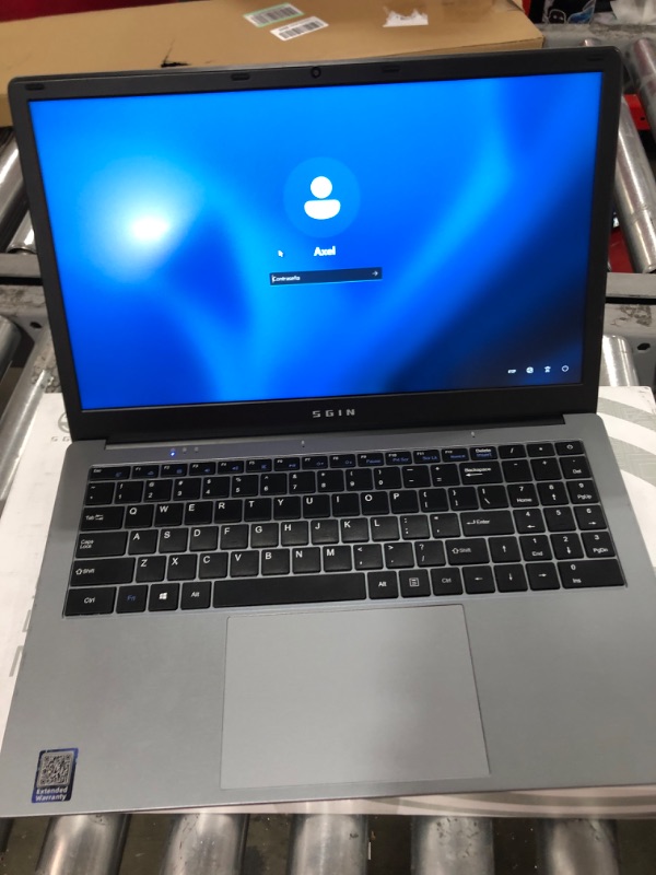 Photo 2 of SGIN Laptop 15.6 Inch, 4GB DDR4 128GB SSD Windows 11 Laptops with Intel Celeron N4020C(up to 2.8 GHz), Intel UHD Graphics 600, Mini HDMI, WiFi, Webcam, USB3.0, Bluetooth 4.2
