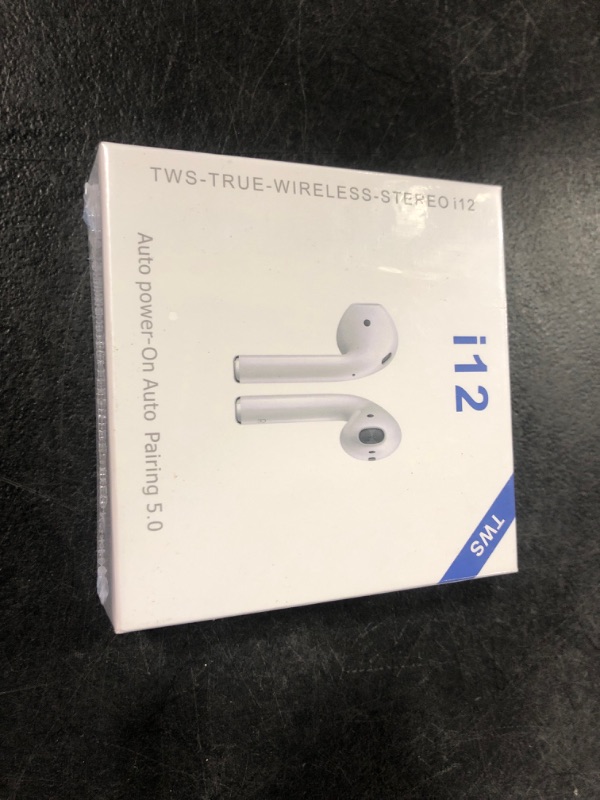 Photo 2 of I12 TWS Wireless Earbuds,Bluetooth 5.0 Earbuds Touch in-Ear Wireless Earphones,24 Hours Play Time with Charging Case,hi-fi Stereo Earbuds
