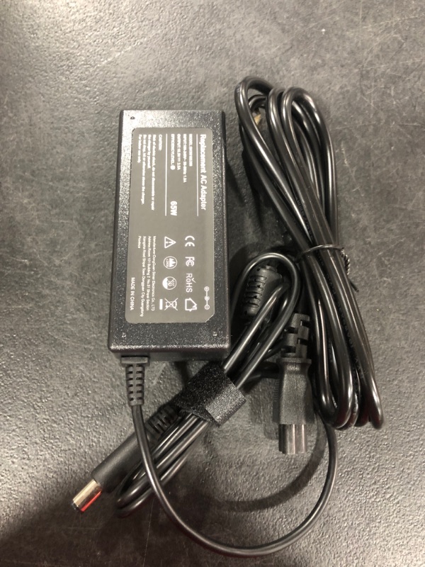 Photo 2 of 65W Laptop AC Adapter Charger Relacement for HP Compaq Presario CQ57 CQ56 CQ60 CQ62 Cq57-339wm Cq56-219wm Cq60-615dx Pavilion DV6 DV7 Dv6-6117dx Dv6-1030us Elitebook 840 G1 Power Supply Cord Plug