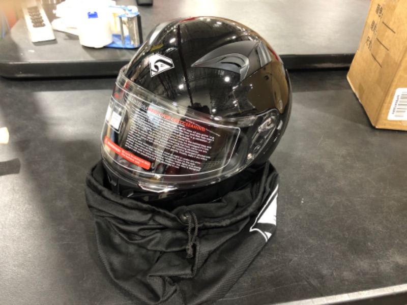 Photo 1 of KYPARA Full Face Motorcycle Helmet with Internal Tinted Visor & DOT Approved for Moped ATV Cruiser Scooter (Starry Night, Large)