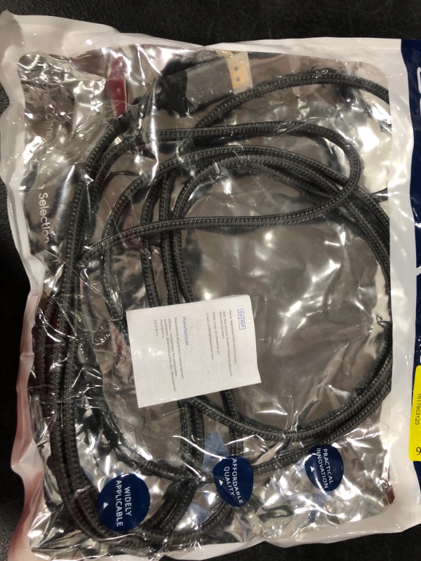 Photo 2 of 4K DisplayPort to HDMI Cable 10FT, JSAUX DP to HDMI Male Video UHD 2K@120Hz,4K@30 Nylon Braided DP to HDTV Uni-Directional Cord for Dell, Monitor, Projector, Desktop, AMD, NVIDIA, Lenovo, HP,ThinkPad 10FT Grey 1