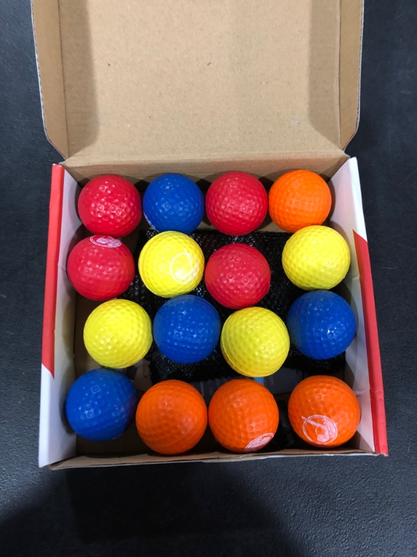 Photo 2 of 40 Pack Foam Golf Practice Balls - Realistic Feel and Limited Flight Training Balls for Indoor or Outdoor
