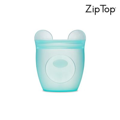Photo 1 of Zip Top Reusable Baby + Kid Snack Container - Bear
