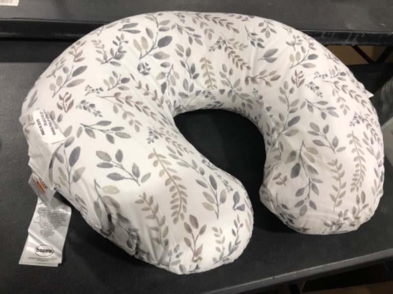 Photo 2 of Boppy Original FKA Nursing Support Pillow - Gray Taupe Leaves

