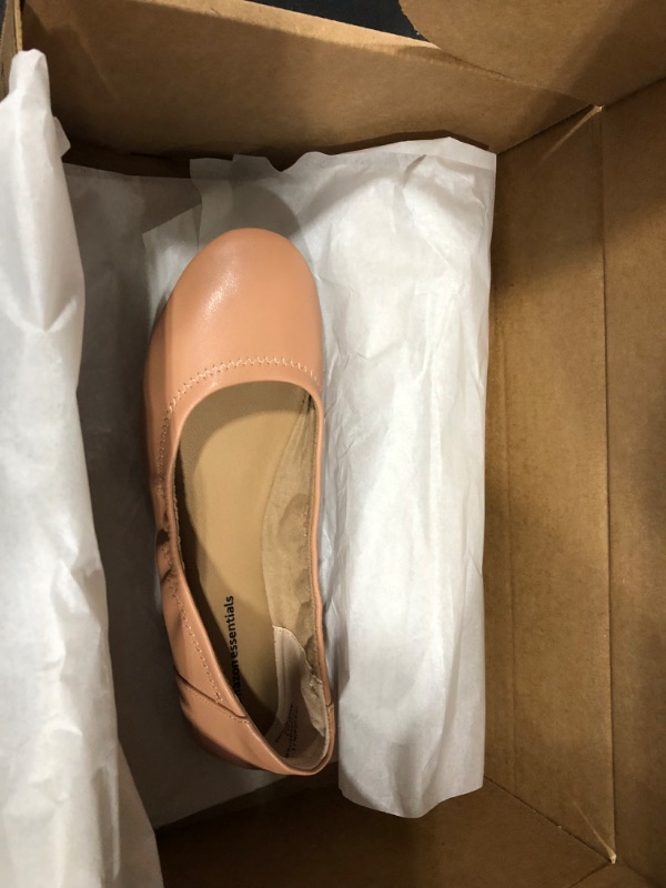 Photo 2 of Amazon Essentials Women's Belice Ballet Flat 7.5 Light Camel