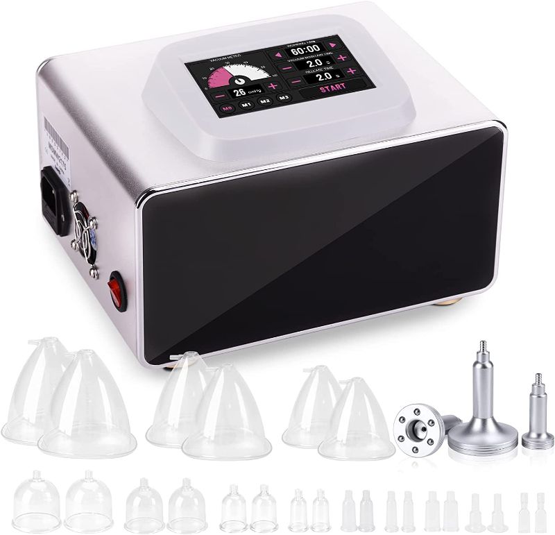 Photo 1 of MEBUCN Vacuum Therapy Machine, Butt Vacuum Machine, Vacuum Butt Lifting Machine with 24 Vacuum Cups and 3 Metal Gua Sha Handles | Upgraded Touch Screen Operate 