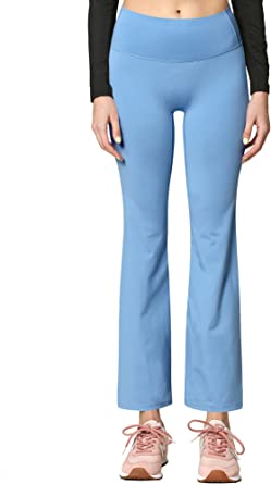Photo 1 of Active Queens Peached Seamless Front & Side Leggings with Inner Pocket Ankle Boot Cut Yoga Pants X-Large Qb3021_aqua