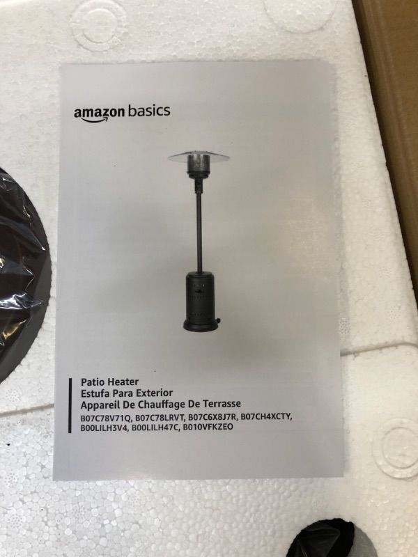 Photo 2 of AmazonBasics Commercial Outdoor Patio Heater, Sable Brown ** FACTORY SEALED
