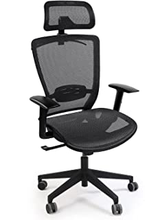 Photo 1 of FLEXISPOT Ergonomic Office Chair High Back Mesh Swivel Computer Chair Height Adjustable with Lumbar Support Caster Wheels Deep Black Home Office Desk Chair
