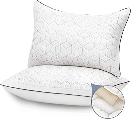 Photo 1 of AILONEN Best Bed Pillows for Sleeping 2 Pack King Size, Luxury Hotel Memory Foam and Down Alternative Combination Pillow,Well Made,Soft and Firm,Cooling,Wrap Support and Relax The Cervical Spine