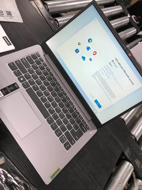 Photo 3 of Lenovo IdeaPad 1i 14.0" HD Laptop - Intel Celeron N4020, 4GB RAM, 64GB eMMC, Windows 11 S Mode - Cloud Grey (82V6S00000)