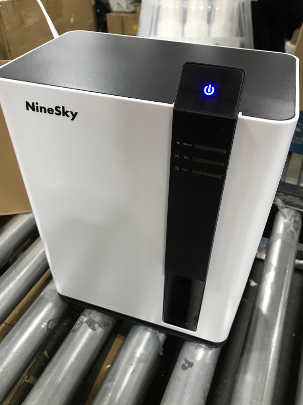 Photo 2 of NineSky Dehumidifier for Home, 98 OZ Water Tank, (800 sq.ft) Dehumidifiers for Bathroom, Bedroom with Auto Shut Off, 5 Colors LED Light 