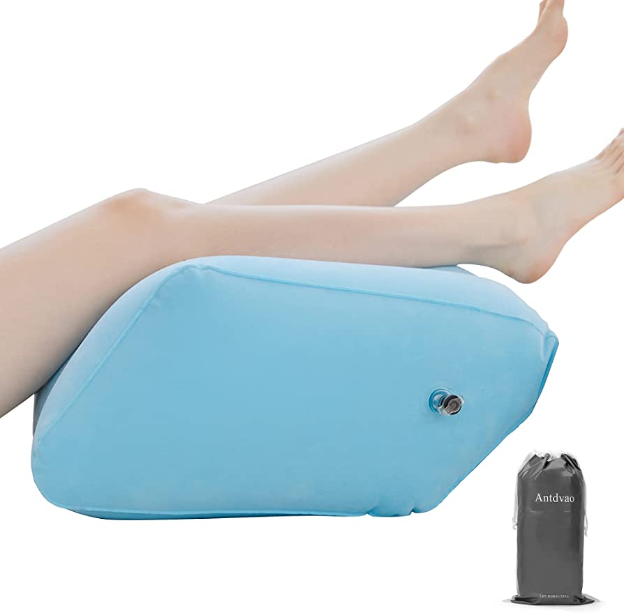 Photo 1 of Antdvao Inflatable Leg Pillow, Leg Elevation Inflatable for Legs and Kneehelps Relieve Edema, Light and Portable, Inflatable Leg Elevation Pillow