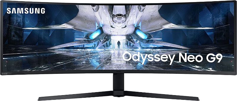 Photo 1 of (PARTS ONLY!!!!!)   SAMSUNG 49" Odyssey Neo G9 G95NA Gaming Monitor, 4K UHD Mini LED Display, Curved Screen, 240Hz, 1ms, G-Sync and FreeSync Premium Pro