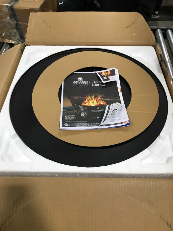 Photo 1 of Outland Firebowl 863 Cypress Outdoor Portable Propane Gas Fire Pit with Cover & Carry Kit