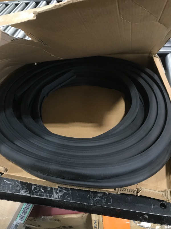 Photo 2 of RV Slide Out Seal 1 * 15/16 Inch * 35' D-Seal Wiper Weather Stripping 018-312-EKD Replacement for RV Camper Slideout System Black Rubber