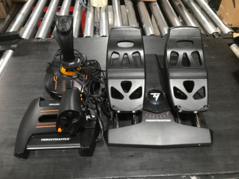 Photo 1 of Thrustmaster T16000M FCS Flight Pack - Flight Stick, Throttle and Flight Pedals (Windows) Black Thrustmaster T16000M FCS Flight Pack