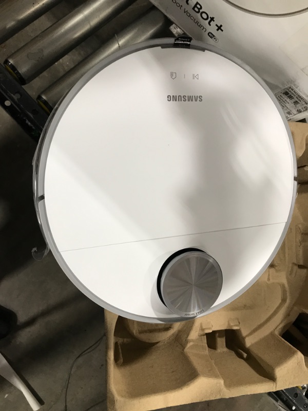 Photo 1 of SAMSUNG Jet Bot+ Robot Vacuum Cleaner w/ Clean Station, Automatic Emptying, Precision Cleaning, 5-Layer Filter, Intelligent Power Control for Hardwood Floors, Carpets, Area Rugs, VR30T85513W/AA, White Jet Bot +