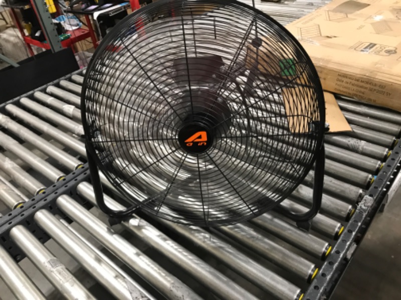 Photo 3 of Aain(R AA010 20'' High Velocity Floor Fan, 6000 CFM Industrial Metal Fans for Industrial Garage Shop, 3 Speed Settings, Black 3 SPEED,6000 CFM