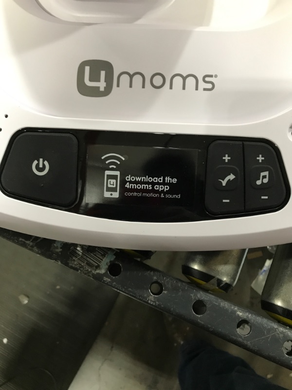 Photo 4 of 4moms MamaRoo Multi-Motion Baby Swing, Bluetooth Baby Swing with 5 Unique Motions, Grey
