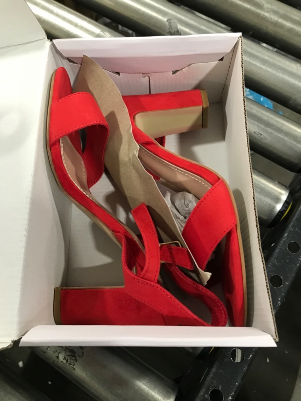 Photo 1 of Generic womens red heels size 8.5