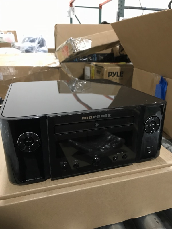 Photo 3 of Marantz M-CR612 Network CD Receiver (2019 Model) | Wi-Fi, Bluetooth, AirPlay 2 & HEOS Connectivity | AM/FM Tuner, CD Player, Unlimited Music Streaming | Compatible with Amazon Alexa | Black