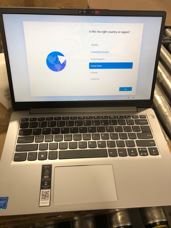 Photo 2 of Lenovo IdeaPad 1 14 Laptop, 14.0" HD Display, Intel Celeron N4020, 4GB RAM, 64GB Storage, Intel UHD Graphics 600, Win 11 in S Mode, Cloud Grey
