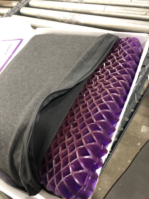 Photo 3 of Purple Royal Seat Cushion - Seat Cushion for The Car Or Office Chair - Temperature Neutral Grid