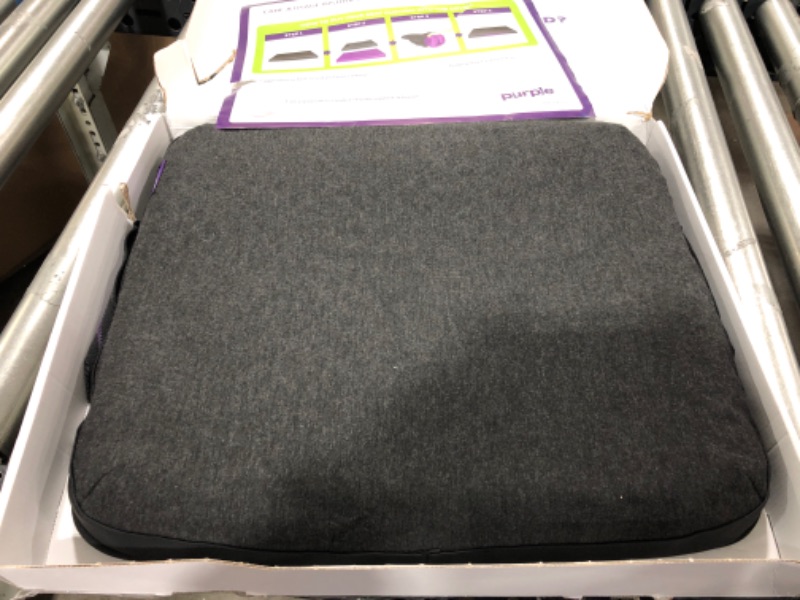 Photo 2 of Purple Royal Seat Cushion - Seat Cushion for The Car Or Office Chair - Temperature Neutral Grid