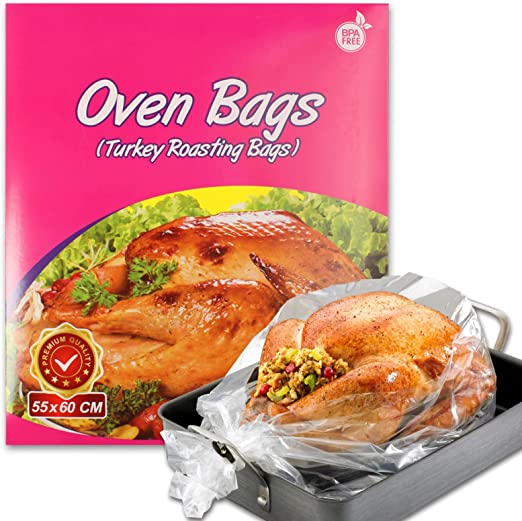 Photo 1 of 10 Counts Oven Bags Turkey Size | Large Oven Bag for Thangkgiving Day Turkey Roasting Cooking(1)
