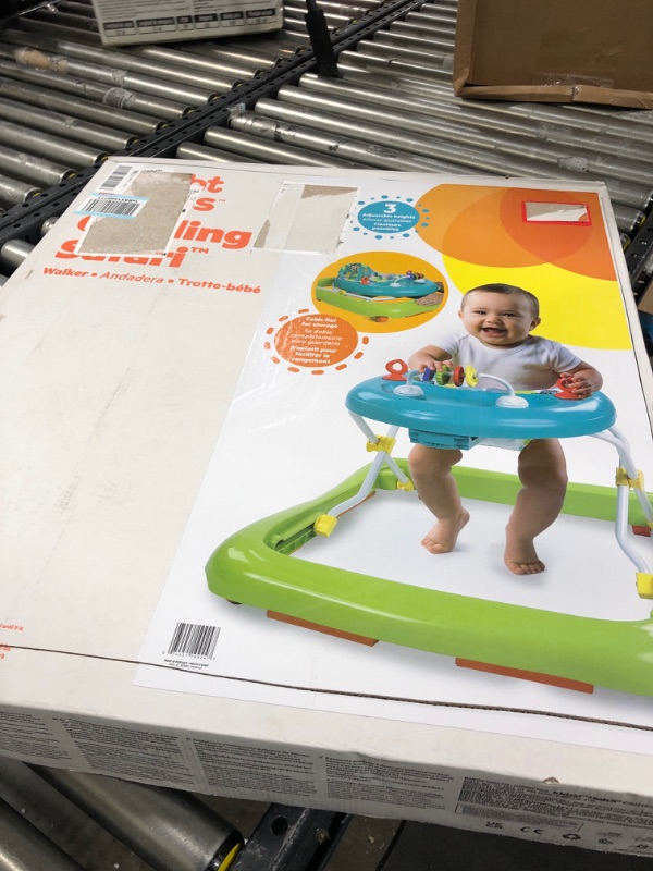 Photo 3 of Bright Starts Giggling Safari Walker with Easy Fold Frame for Storage, Ages 6 Months +