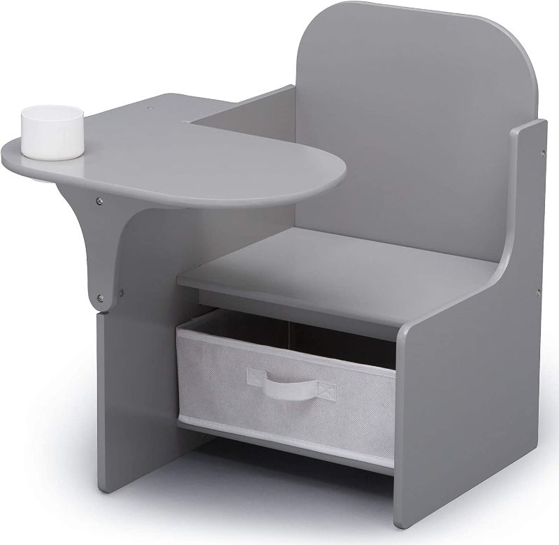 Photo 1 of Delta Children MySize Chair Desk with Storage Bin - Greenguard Gold Certified, Grey
