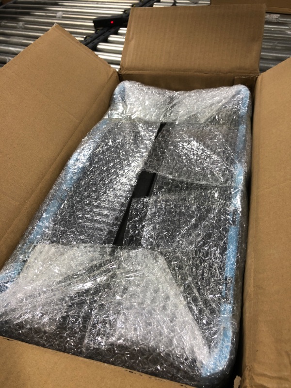 Photo 2 of Wedoelsim Integrated no-Installation Turtle Tank kit with Filter, Water Pump, Heat lamp, Wheels, Easy to Move, Imitate The Natural Flows, Suitable for Small Turtle Horned Frog, a Gift for Children L Blue