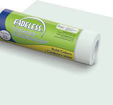 Photo 1 of Fadeless Bulletin Board Paper, Fade-Resistant Paper for Classroom Decor, 48” x 50’, White, 1 Roll